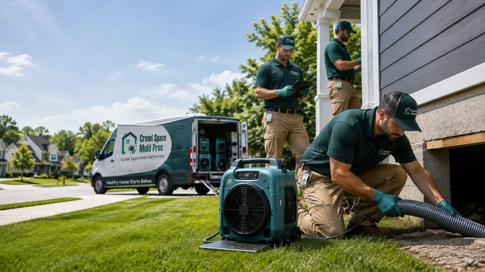 Crawl Space Mold Removal in Ringwood, OK